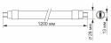 Матовая LED лампа Videx T8b 18Вт 6200K 1,2м (VL-T8b-18126) - 4