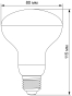 Филаментная фитолампа Videx Filament R80FF E27 9 Вт 1200K (VL-R80FF-09271) для растений - 3