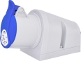 Настінний силовий роз'єм ETI 004482037 EZ-3232 IP44 (32A 230V 2P+PE) - 1
