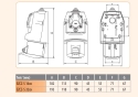 Комбінований силовий роз'єм ETI 004482053 EZCZ-S-3253 IP44 (32A 400V/230V 3P+N+PE/EE 16S Schuko) - 2