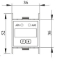 Амперметр Emas RDV1A 230В AC, 1CO, 5A - 3