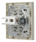 Розетка комп'ютерна RJ45 кат.5е UTP подвійна кремова Asfora, EPH4400123 - 4