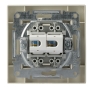 Розетка комп'ютерна RJ45 кат.5е UTP подвійна кремова Asfora, EPH4400123 - 5