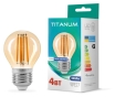 Світлодіодна лампа філаментна Titanum Filament G45 E27 4Вт 2200K (TLFG4504272A) бронза - 3