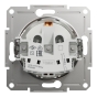 Розетка з заземленням та шторками Schneider Electric Asfora без рамки біла (EPH2970221) - 3