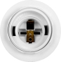 Пластиковий патрон E.Next e.lamp socket with nut.E27.pl.white Е27 з гайкою білий (s9100016) - 2