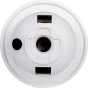 Пластиковий патрон E.Next e.lamp socket with nut.E27.pl.white Е27 з гайкою білий (s9100016) - 3
