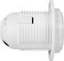 Пластиковий патрон E.Next e.lamp socket with nut.E27.pl.white Е27 з гайкою білий (s9100016) - 4