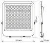 LED прожектор Videx Premium F2 200Вт 5000K (VL-F2-2005G) - 4