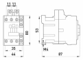 Контактор E.Next e.industrial.ukc.25.42 25A 42В 1NO+1NC (i.0090078) - 2