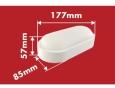 Овальный светильник Vestum 1-VS-7202 12Вт 4500K 220В - 4