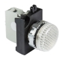 Сигнальна арматура EMAS CM0B0XB 100-250В AC, метал IP65, біла - 1