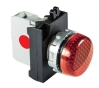 Сигнальна арматура EMAS CM0K0XK 100-250В AC, метал IP65, червона - 1
