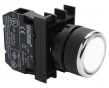 Кнопка керування без фіксації EMAS B100DB (1НВ) біла - 1