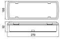 Аварійний світильник E.Next e.emerg.507L-24.led.Li.3h.IP65 3 години (l0660042) - 6