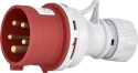 Кабельна силова вилка з реверсом фаз ETI 004482022 EVO-1653 IP44 (16A 400V 3P+N+PE) - 1