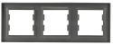 Рамка потрійна сталь Asfora, EPH5800362 - 5