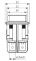Перемикач (тумблер) EMAS A14B1H10, чорний - 3
