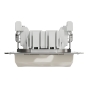 Прохідний перемикач Schneider Electric Asfora без рамки кремовий (EPH0470123) - 2