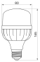 Светодиодная лампа Titanum A80 E27 20Вт 6500К (TL-HA80-20276) - 2