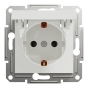 Розетка з заземленням та кришкою Schneider Electric Asfora без рамки біла (EPH3170121) - 3