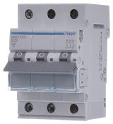 Автоматичний вимикач Hager MBN325 6кА B 25A 3P