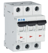 Силовий автомат Eaton PL6-D40/3 6кА 40A