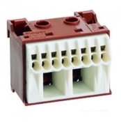 Блок фазних клем Hager KN10P 2x16мм2+8x4мм2