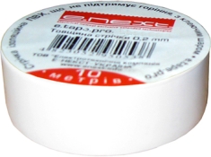 Ізолента E.Next e.tape.stand.10.white 10м біла (s022004)