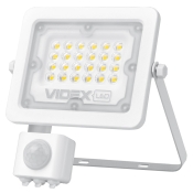 LED прожектор Videx F2e 10Вт 5000K (VL-F2e105W-S) з датчиком руху та освітленості