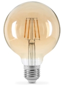 Світлодіодна лампа філаментна Titanum Filament G95 E27 6Вт 2200K (TLFG9506272A) бронза