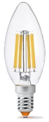 Світлодіодна філаментна лампа Videx Filament C37F E14 6Вт 4100K (VL-C37F-06144)