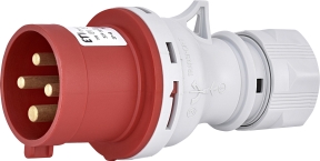 Кабельна силова вилка ETI 004482020 EV-3243 IP44 (32A 400V 3P+PE)
