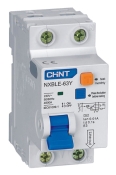 Диференційний вимикач Chint NXBLE-63Y 1P+N C16 30мА AC 4,5кА (105542)