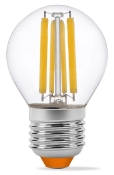 Світлодіодна філаментна лампа Videx Filament G45F E27 6Вт 3000K (VL-G45F-06273)