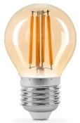 Світлодіодна лампа філаментна Titanum Filament G45 E27 4Вт 2200K (TLFG4504272A) бронза