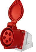 Стаціонарна силова розетка E.Next e.socket.pro.5.16 5п 16А 380В (p012007)