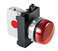 Сигнальна арматура EMAS CM0K0XK 100-250В AC, метал IP65, червона