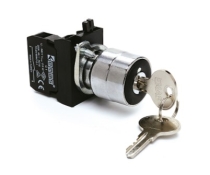 Кнопка EMAS CM100AA20 з ключем, що виймається у положенні 0 (1НВ) IP65