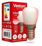 Лампа LED Vestum SMD 1-VS-8305 2,5Вт 4500K E14 для холодильника