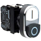 Кнопка EMAS CP102K21HB здвоєна виступаюча (1НО+1НЗ)