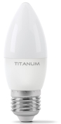 Світлодіодна лампа Titanum C37 E27 6Вт 4100K (TLС3706274)